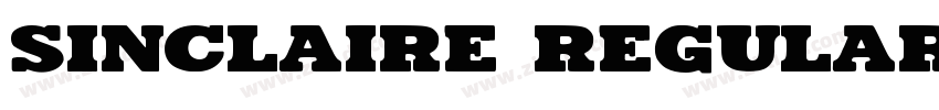 Sinclaire Regular字体转换